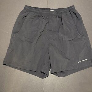 Columbia Pfg Men's Black Athletic Swim & Training Shorts